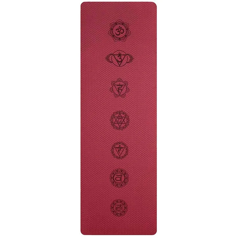 Non-slip TPE Yoga Mats For Fitness Pilates Gym Exercise Sport