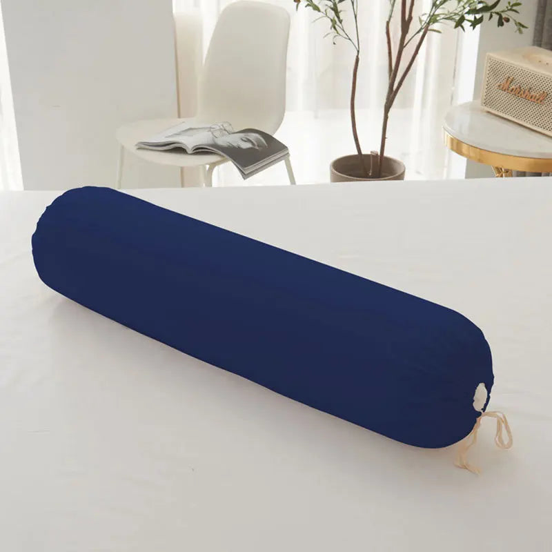 106cm Comfortable Long Pillow Bolster Pillowcase (NO Inner Filling) Body Cushion Cover Sleep Nap Round Yoga Canvas Pillow Cover