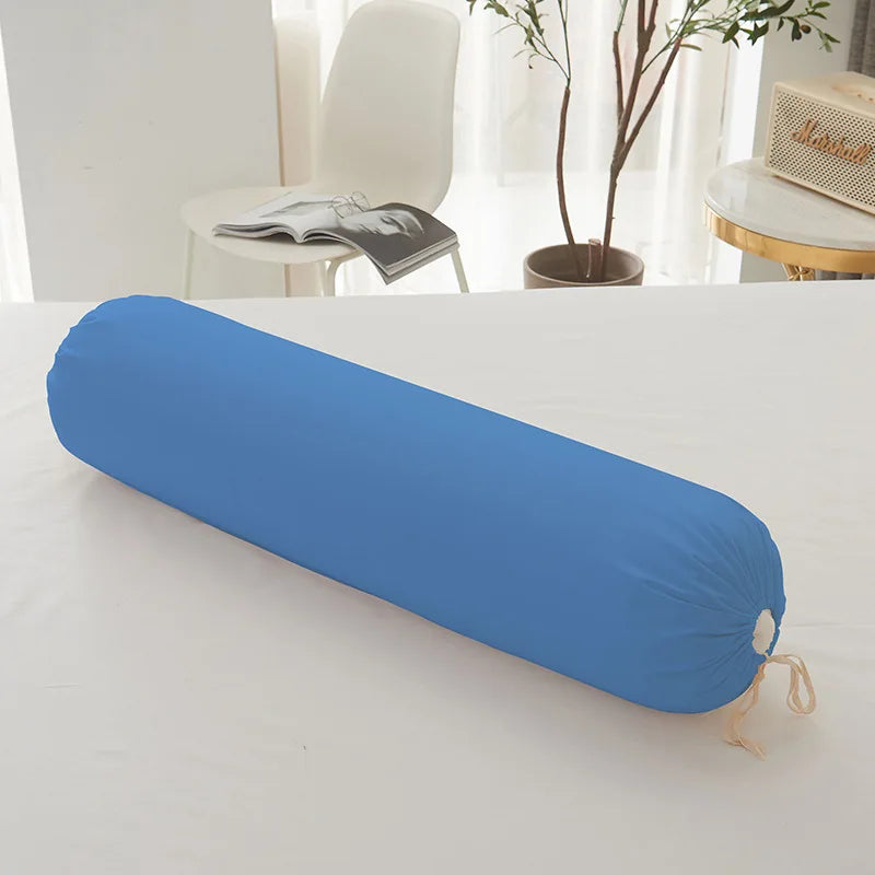 106cm Comfortable Long Pillow Bolster Pillowcase (NO Inner Filling) Body Cushion Cover Sleep Nap Round Yoga Canvas Pillow Cover