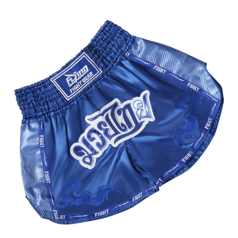 Muay Thai Boxing Shorts for Men's Women's Kids Teenagers Kickboxing Fighting MMA Trunks Sanda Grappling Bjj Sports Short Pants