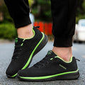 Men Running Walking Knit Shoes Fashion Casual Men Sneakers Breathable Sport Athletic Gym Lightweight Running Shoes