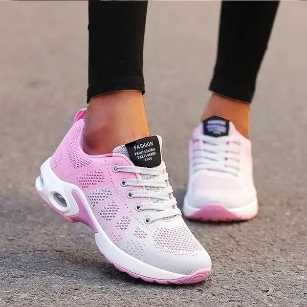 Big Size Summer Air Cushion Women's Sport Shoes Ladies Sneakers Female Running Shoes Sports Woman Blue Pink Basket Gym GMB-1055