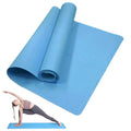 Yoga Mat Pilates Fitness Mat 3/4/6mm Thicknes Non Slip Yoga Cushion Travel Fitness Exercise Pad for Women Home Gym Floor Workout