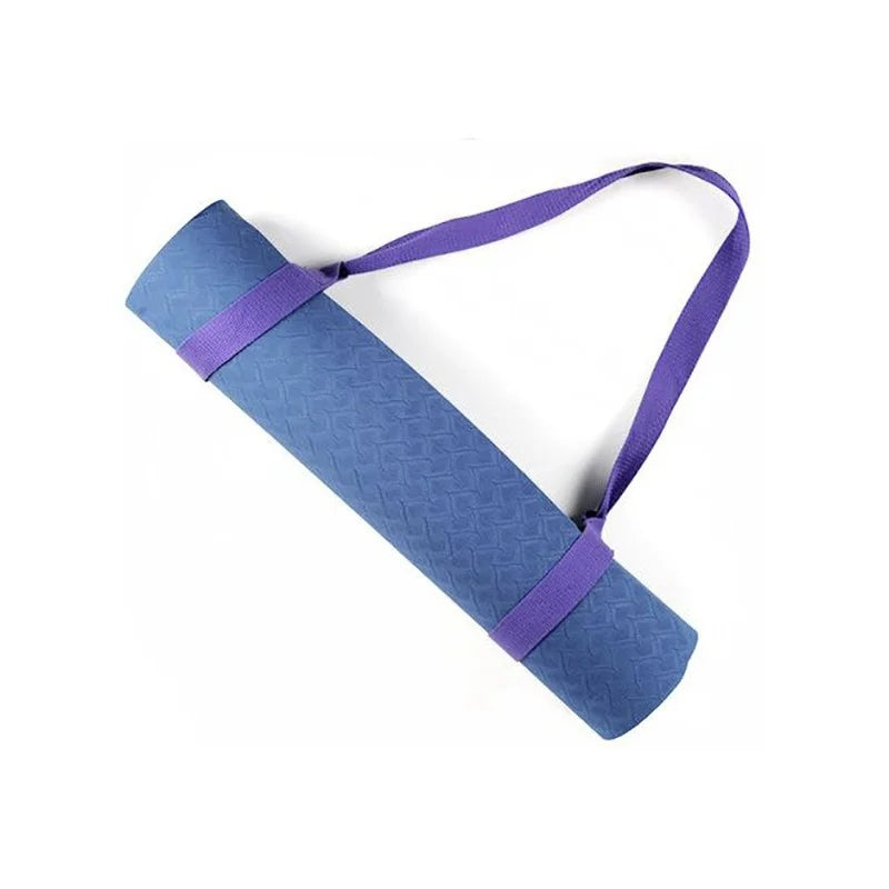 2023New Portable Yoga Pilates Mat with Sling Polyester Belt Fitness Gym Carrying Bag（Yoga Mat Not Included）