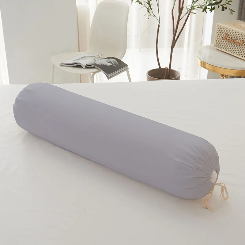 106cm Comfortable Long Pillow Bolster Pillowcase (NO Inner Filling) Body Cushion Cover Sleep Nap Round Yoga Canvas Pillow Cover