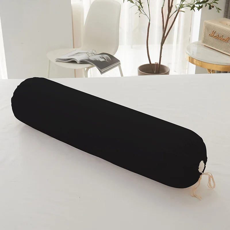 106cm Comfortable Long Pillow Bolster Pillowcase (NO Inner Filling) Body Cushion Cover Sleep Nap Round Yoga Canvas Pillow Cover